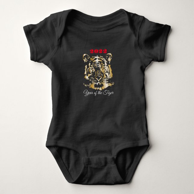Body Para Bebê Ano do Tigre (Frente)