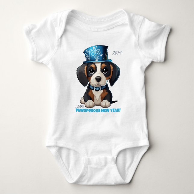 Body Para Bebê Ano dos Woofs! (Frente)