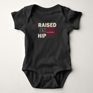 Body Para Bebê Antiga Rap de Música Infância Vintage Hip Hop Ba