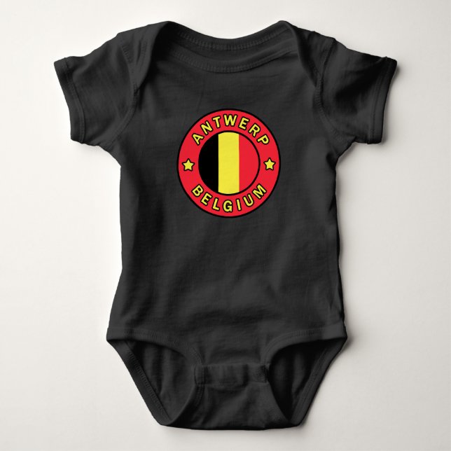 Body Para Bebê Antuérpia Bélgica (Frente)