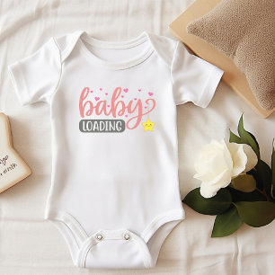 Body Para Bebê Anúncio de Gravidez Bebê a Caminho