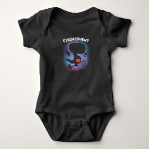 Body Para Bebê Anúncio de Gravidez Pregosaurus