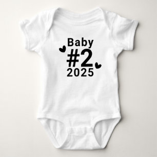 Body Para Bebê Anúncio personalizado de gravidez nº 2