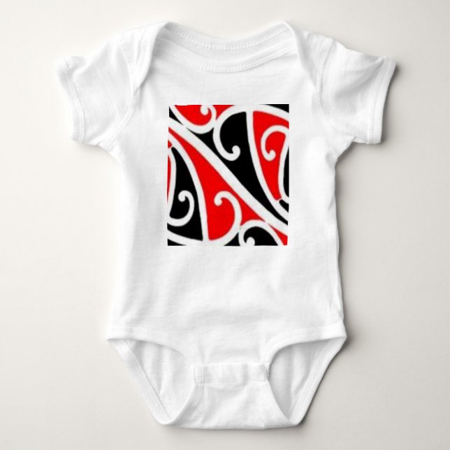 Body Para Bebê aotearoa maori (Frente)