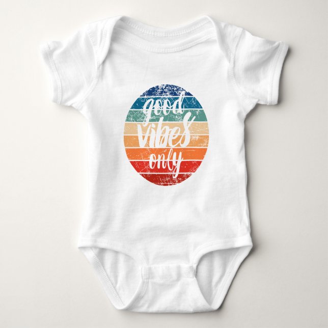 Body Para Bebê Apenas Boas Vibrações (Frente)