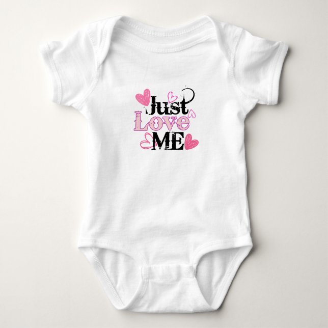 Body Para Bebê Apenas Me Ame 02.w. (Frente)
