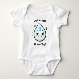 Body Para Bebê Apenas uma Gota de Alegria - Gota de Água Fofa