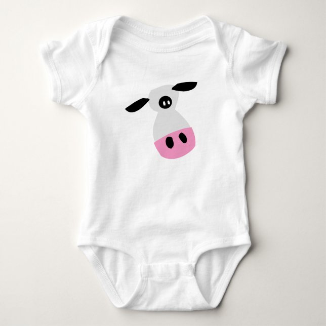 Body Para Bebê Apenas uma vaca (Frente)
