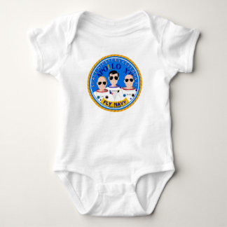 Body Para Bebê Apollo12, 50º aniversário, criança