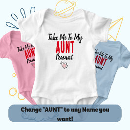 Body Para Bebê Aprovado pela Tia: Leve-me à Minha Tia Camponesa