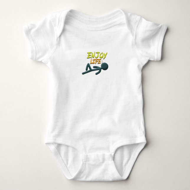 Body Para Bebê Aproveite a vida (Frente)