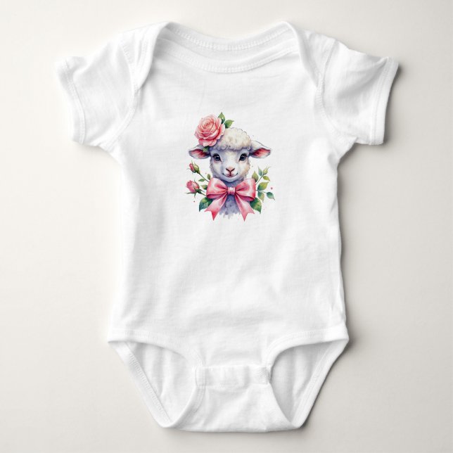 Body Para Bebê Aquarela  (Frente)