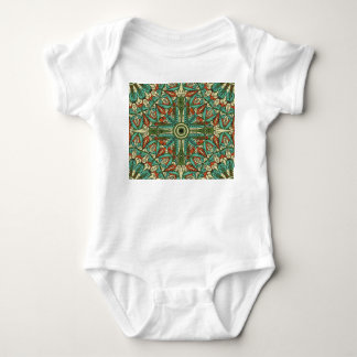 Body Para Bebê Árabe étnico colorido: Ornamento venenoso