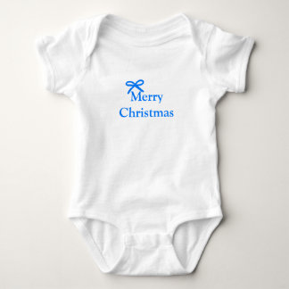 Body Para Bebê Arco azul feliz família natalícia presentes simple
