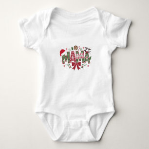 Body Para Bebê Arco de Natal Mama Coquette Mama Claus Tree Cake