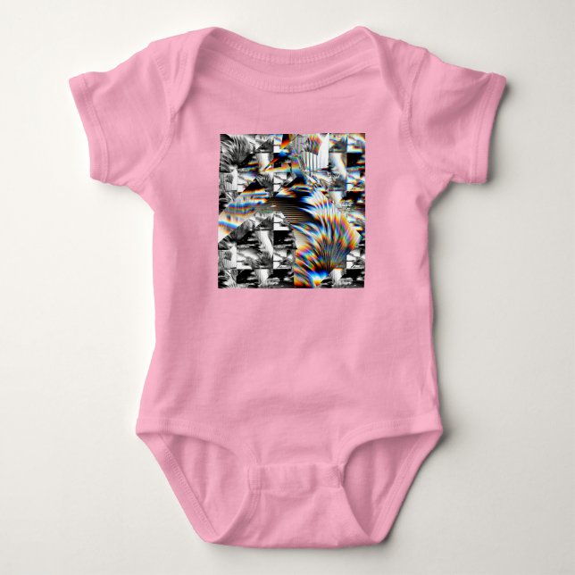 Body Para Bebê Arco-Íris Assalto Bebê (Frente)
