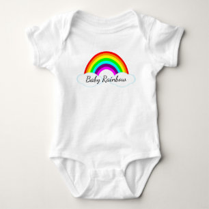 Body Para Bebê Arco-íris Bebê