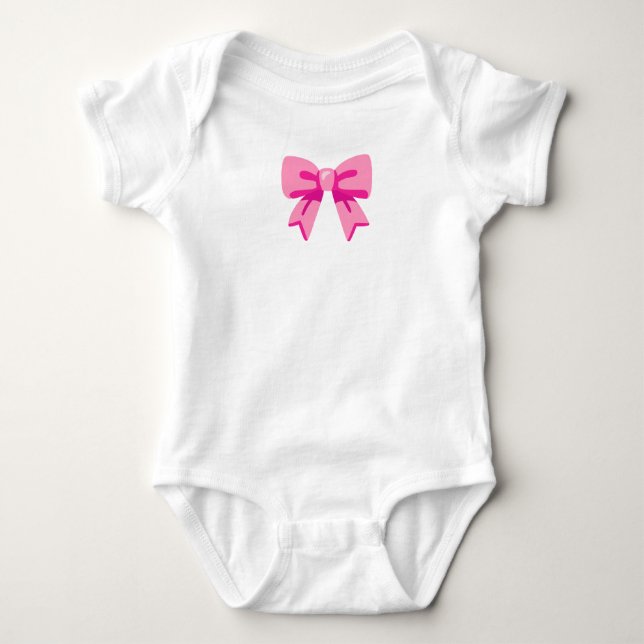 Body Para Bebê Arco rosa (Frente)