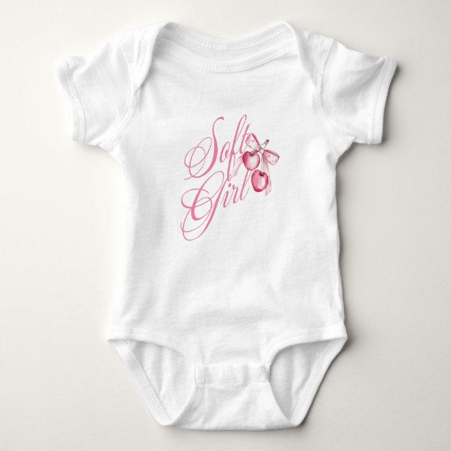 Body Para Bebê Arco Rosa Menina Soft – Fofoqueira Fofa (Frente)