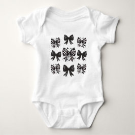 Body Para Bebê Arcos preto e branco de Cutecore