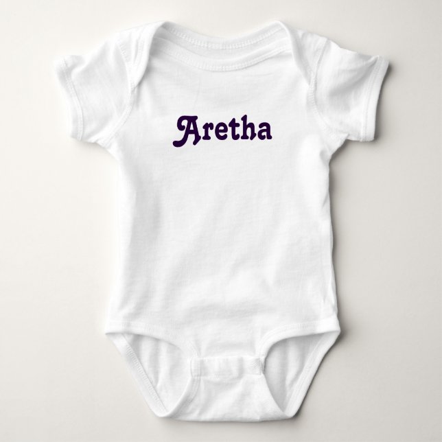 Body Para Bebê Aretha, Bebê De Roupas (Frente)