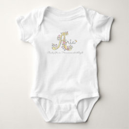 Body Para Bebê Aria garotas dão nome ao costume decorativo