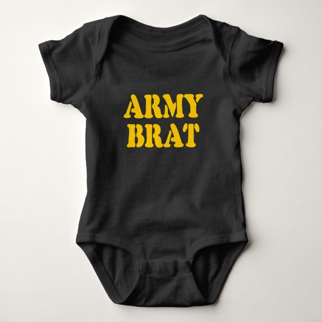 BODY PARA BEBÊ ARMY BRAT (Frente)