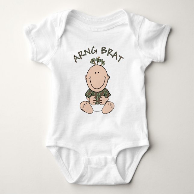Body Para Bebê ARNG Brat (Rapariga) (Frente)