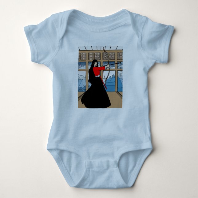 Body Para Bebê Arqueiro Com Arco E Seta (Frente)