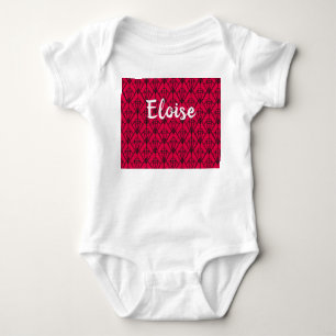 Body Para Bebê Art Deco Diamantes