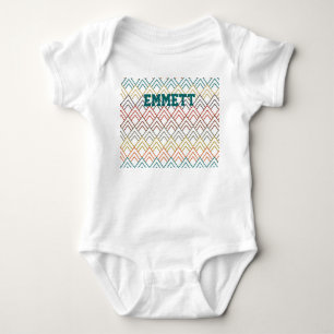 Body Para Bebê Art Deco Montanha Bebê Roupa