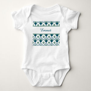 Body Para Bebê Art Deco Ventiladores Bebê Roupa