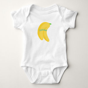 Body Para Bebê Arte de Fruta Fofa / Estética de Comida Tropical
