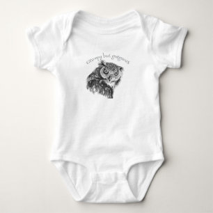 Body Para Bebê Arte de impressão em aquarela minimalista do Grump