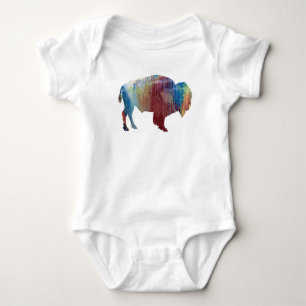 Body Para Bebê Arte do bisonte