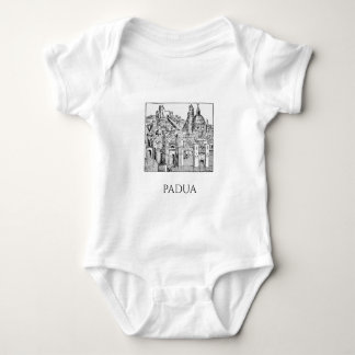 Body Para Bebê Arte Linear Minimalista da Silhueta Medieval de Pá