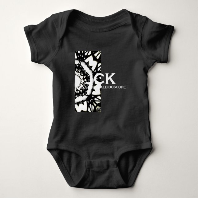 Body Para Bebê Arte quatro do caleidoscópio do volume um (Frente)