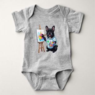 Body Para Bebê Artista Bulldogue Francês French Bulldog
