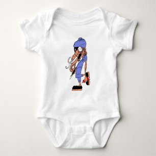 Body Para Bebê artista de hip hop legal desenho