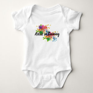 Body Para Bebê Artista no bebê do treinamento