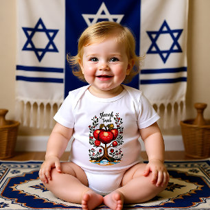 Body Para Bebê Árvore 🍎 da Apple - Shanah Tovah
