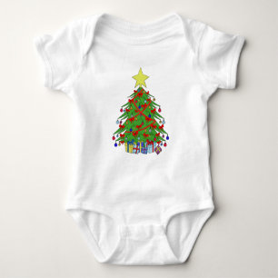 Body Para Bebê árvore de Natal