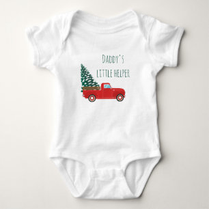 Body Para Bebê Árvore de Natal de Caminhão de Recepção do Auxilia