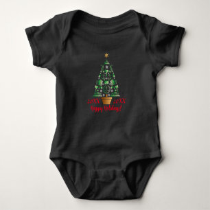 Body Para Bebê Árvore de Natal do Advogado