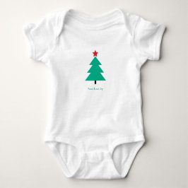 Body Para Bebê Árvore de Natal Joia do Amor