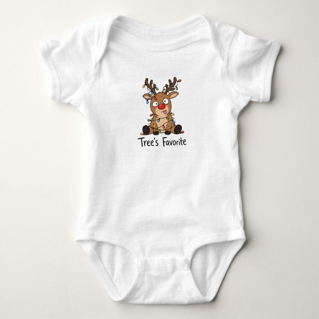 Body Para Bebê árvore favorito  (Frente)
