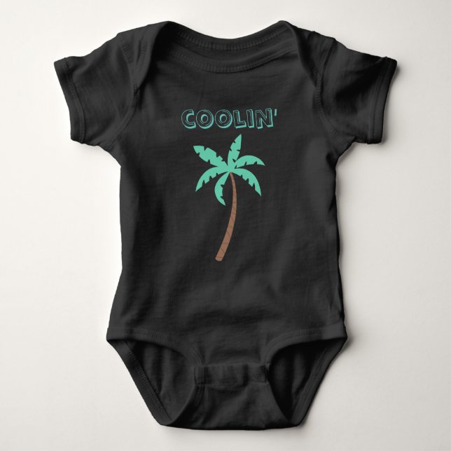 Body Para Bebê Árvore Palm de Coolin (Frente)