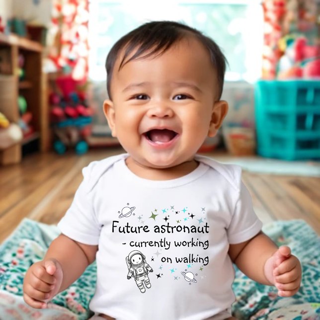 Body Para Bebê Astronauta Bebê Astronauta Adorável (Criador carregado)