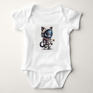 Body Para Bebê Astronauta Cat