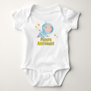 Body Para Bebê Astronauta do Bebê (garoto) Astronauta do Futuro
